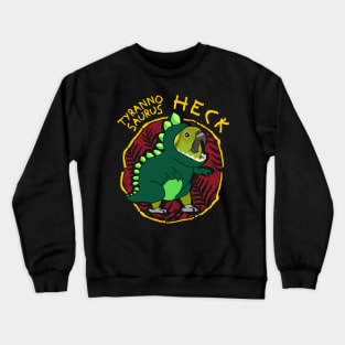 tyrannosaurus HECK yellow naped amazon parrot Crewneck Sweatshirt